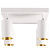 Sufitowa lampa Maribel 321237 Polux reflektorowa tuby białe złote