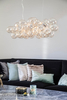 Wisząca lampa nowoczesna Gross 4200880-5503 na listwie bursztynowa