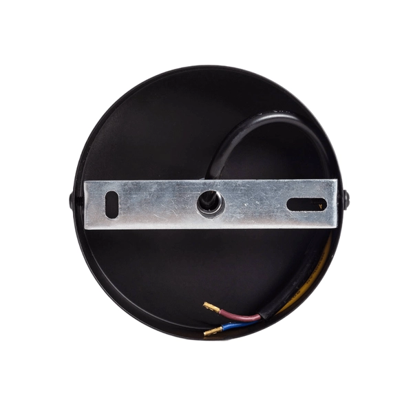 Lampa wisząca metalowa Cazzata ABR-LWL-CAZZ-B nad stół tubki do jadalni czarne