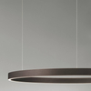 Okrągła lampa wisząca BARI LE44320 LED 106W 3000K ring brązowa