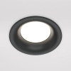 Wpuszczana lampa sufitowa Slim DL027-2-01B do przedpokoju czarna