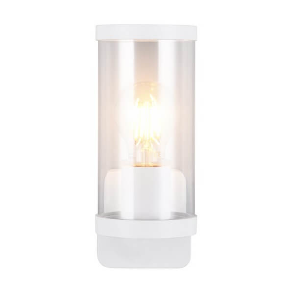 Metalowa lampa ścienna Bonito R21596131 IP44 tuba biały