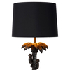 Orientalna LAMPKA stojąca EXTRAVAGANZA COCONUT 10505/81/30 Lucide dekoracyjna LAMPA biurkowa abażurowa małpki czarne