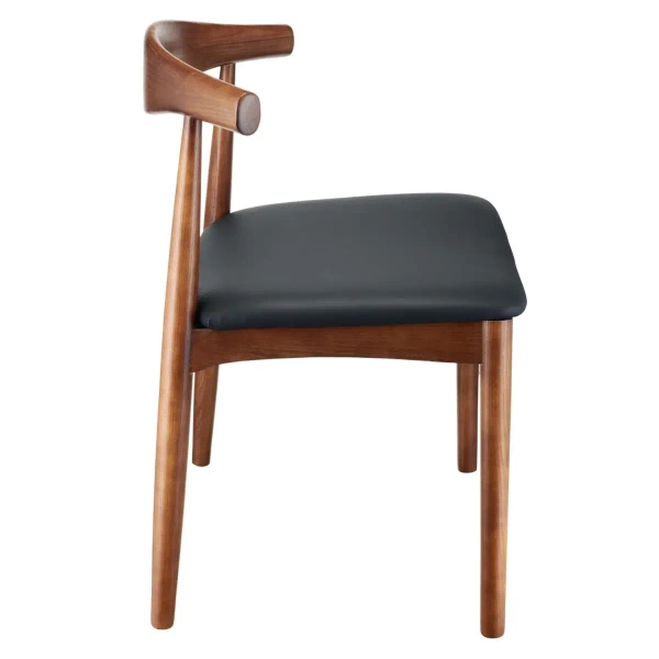 Krzesło drewniane Classy MH-003CH-W Moose Home do jadalni orzechowe