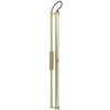 Ścienna LAMPA tuba LEVINGTON WL-1154-1-GD Italux kinkiet OPRAWA metalowa LED 15W 3000K industrialna złota