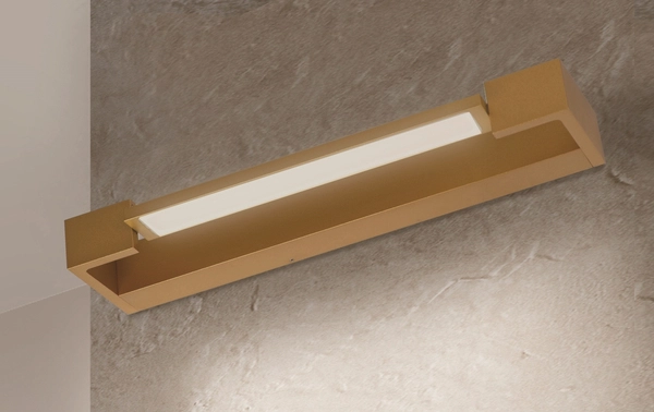 Lampa ścienna Dali AZ5248 regulowany prostokątny złoty