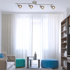 Natynkowa lampa Blake 3186 reflektorki chromowane na listwie do kuchni