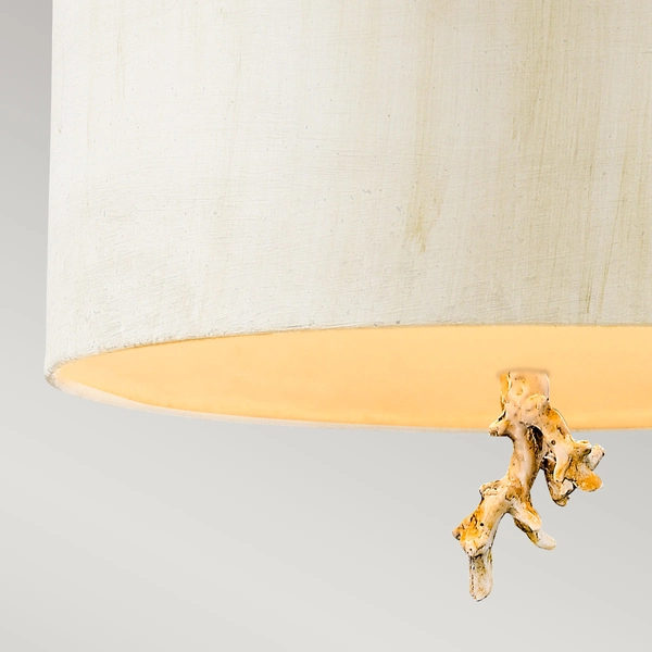 Dekoracyjna lampa wisząca Trellis FB-TRELLIS-P Elstead beżowa srebrna