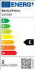 Klasyczna żarówka 305084 Polux G45 LED E14 klasyczna 2W 230lm 230V biała ciepła