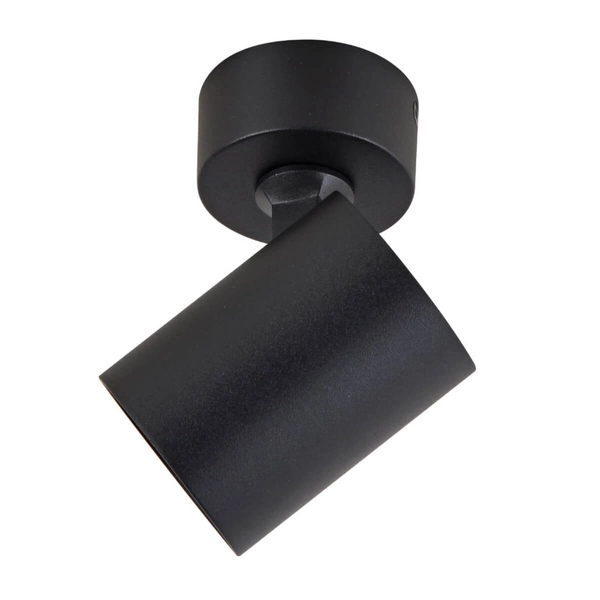 Regulowana LAMPA sufitowa SNOW LP-731/1W BK Light Prestige metalowa OPRAWA spot reflektorek tuba czarna