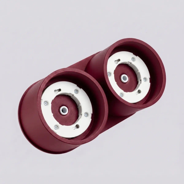 Sufitowa lampa MODO burgundowa SL.2455 2xGx53 podwójna