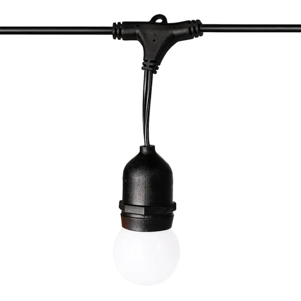 Klimatyczna girlanda do ogrodu Summer Time EKG2292 LED 6W 3000K IP44 czarny