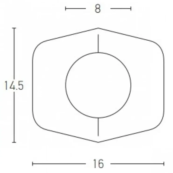Minimalistyczny ścienny kinkiet 20348-S szklana kula opalowa czarny