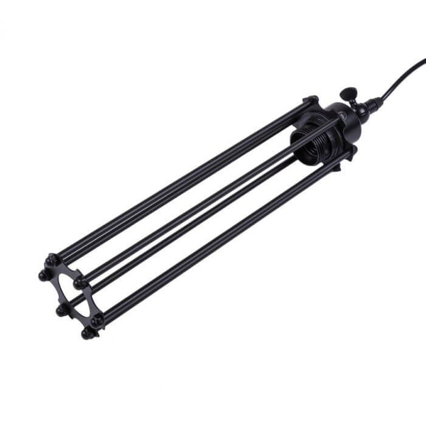 Retro lampa wisząca RETRO KRS-E27 industrialna metalowy klatka czarna