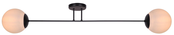Sufitowa lampa Savoy K-4923 asymetryczna biała czarna