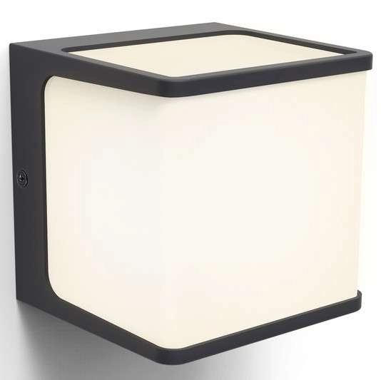 Kinkiet LAMPA elewacyjna DOBLO 5197002125 Lutec kwadratowa OPRAWA ścienna LED 15W 3000K outdoor IP54 szary
