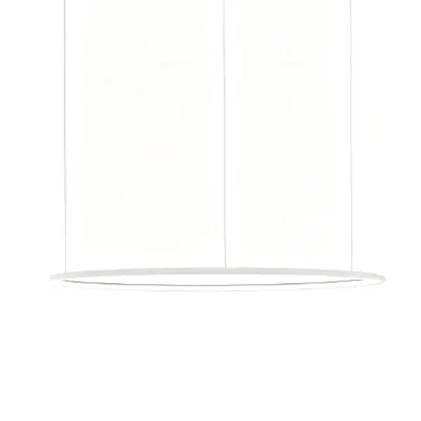 Potrójna wisząca lampa biała ringi LED 99W 3000K do sypialni nad stół pierścienie SLD/000011/3000/W/L