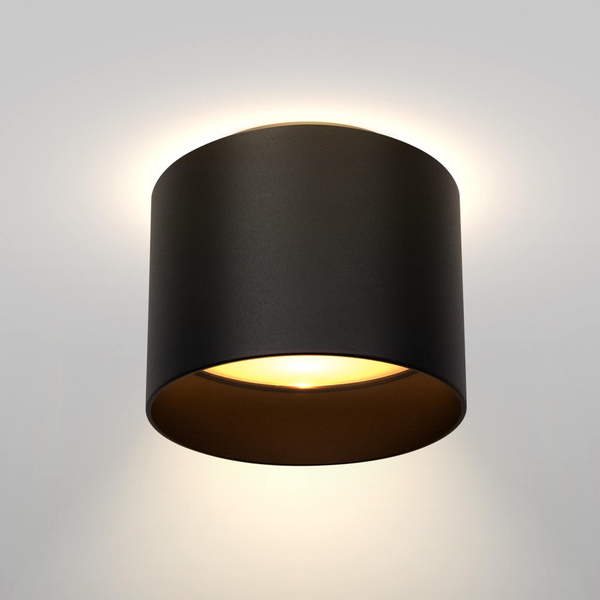 Metalowa lampa sufitowa Dafne C009CW-L12B LED 12W czarna