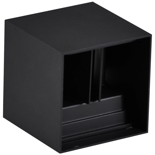 Elewacyjny kinkiet Kioto 318572 LED 5W kwadratowa oprawa czarna