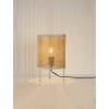 Elegancka stołowa lampka PLOMITA LE45375 do sypialni naturalna