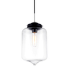 LAMPA wisząca TUBE MDM2095/1 B Italux szklana OPRAWA zwis szkło przezroczyste
