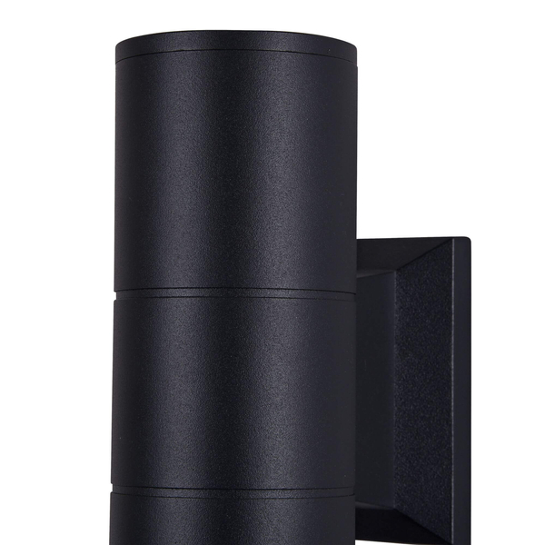 Zewnętrzna lampa Bowery O574WL-02B IP54 natynkowa czarna