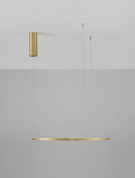 Lampa wisząca LED TOLUCA LE42777 okrągła nad łóżko 36W 3000K złota outlet