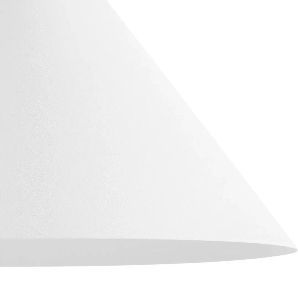 Minimalistyczna ścienna lampa Capital MLP2479 stożek biały