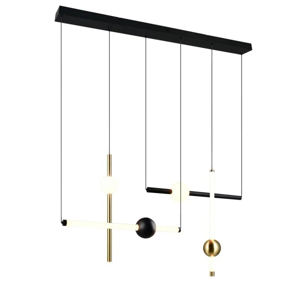 Designerska lampa wisząca Melita 331510680 LED 21W 2300-4000K czarny złoty