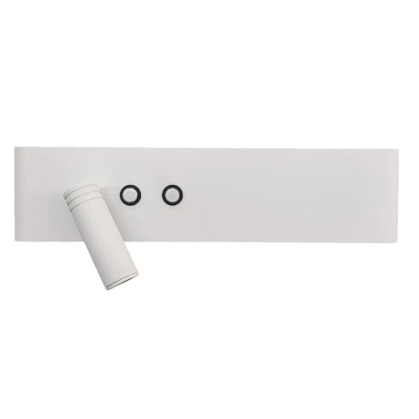 Minimalistyczny kinkiet Resort ML1569 LED 10W+3W 4000K biały