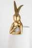 Biurkowa lampka stołowa Rabbit Kare 61598 złota biała