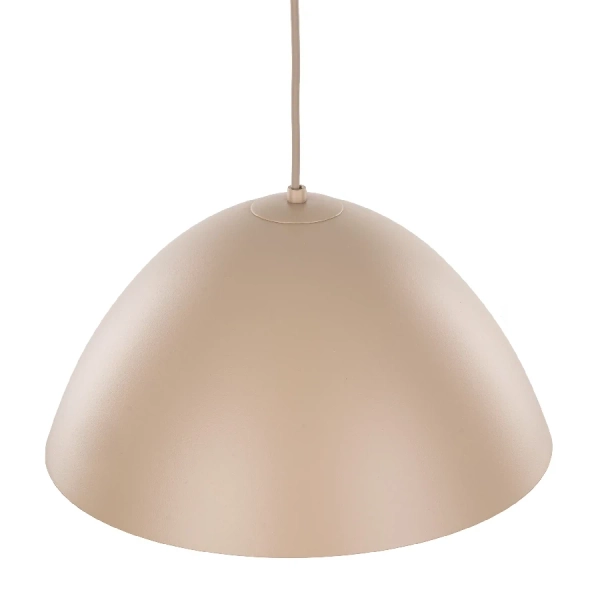 Klasyczna lampa wisząca Faro 10657 do salonu metalowy beżowy