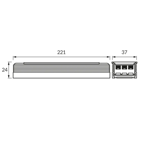 Urządzenie zasilające ledy elektronicznie 100W Vigor 4856 220-240V biały