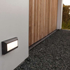 Ścienna LAMPA ogrodowa HELENA 5191601118 Lutec zewnętrzna OPRAWA metalowa LED 10W 4000K outdoor IP54 szara