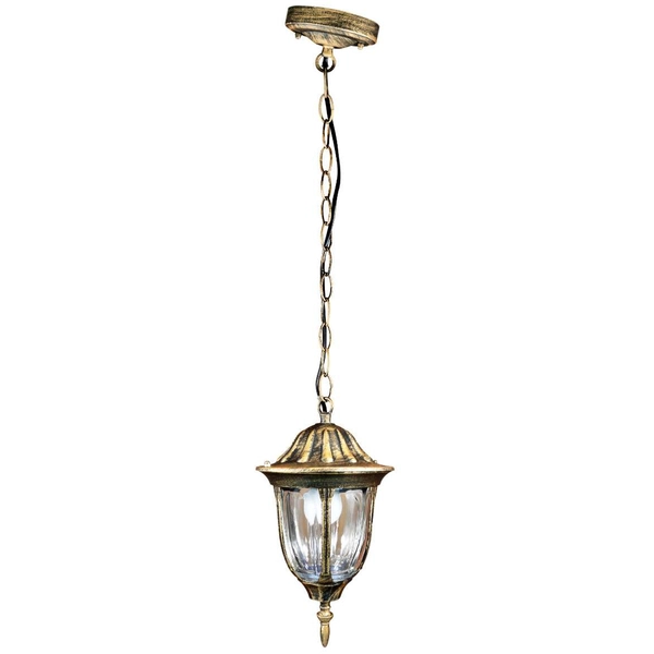 Wisząca LAMPA antyczna FLORENCJA 302557 Polux zewnętrzna OPRAWA ogrodowa IP33 outdoor patyna