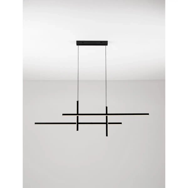 Nowoczesna lampa wisząca FORENZO LE45482 LED 40W 3200K czarna