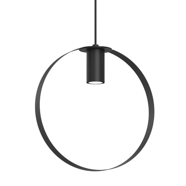 Wisząca lampa pierścieniowa ORTIGA 5148 Shilo okrągła czarna