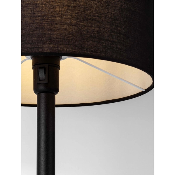 Stołowa lampka GUAVIARE LE44955 do sypialni minimalistyczna czarna