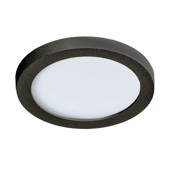 Sufitowa lampa minimalistyczna Slim LED 6W 3000K wpuszczana czarna