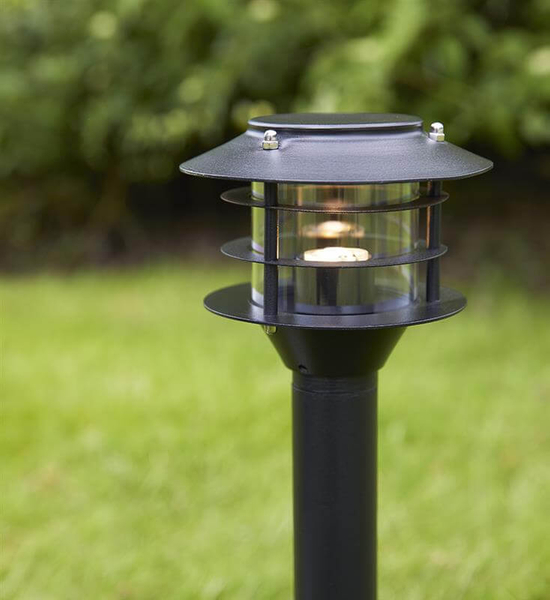 Industrialny słupek ogrodowy Garden zewnętrzny LED 3W 3000K czarny