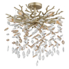 Kryształowa sufitowa lampa Queena 64138DG do salonu glamour złoty