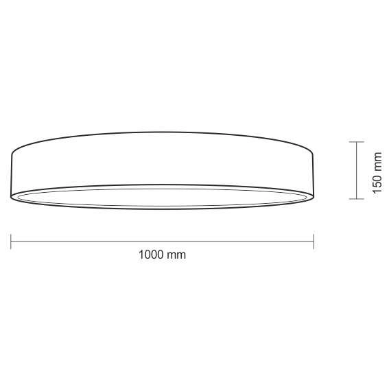 Plafon LAMPA sufitowa BUNGO 1158 Shilo ścienna OPRAWA okrągła KINKIET czarny