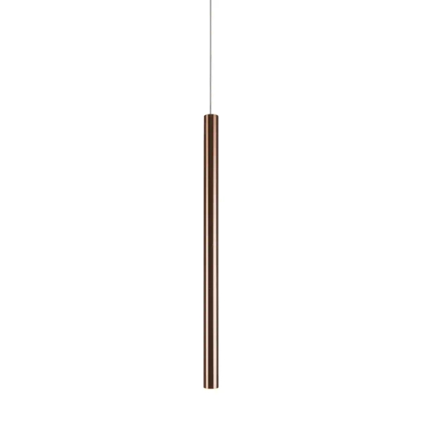 Lampa wisząca METALIC P0670 złota tuba LED 1W 3000K 150cm