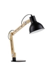 Regulowana lampa stołowa LE42944 Luces Exclusivas czarna drewno