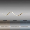 Wisząca lampa Q-SWING mosiądz antracyt 2385-13 1xLED 24W CCT nad stół