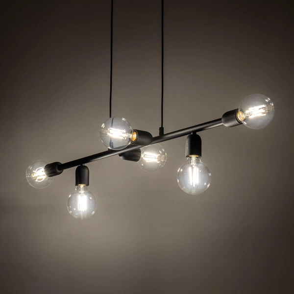 Loftowa lampa zwieszana Porto 5721 TK Lighting do salonu czarna