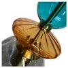 Lampa wisząca do salonuTropea  LP-2004/1P M SM Light Prestige szklana niebieska