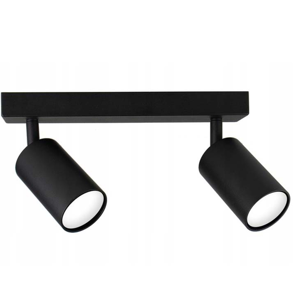 Ruchoma lampa sufitowa SLP8116 czarny spot sypialniany do czytania