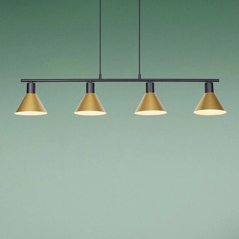 Wisząca lampa nowoczesna Alvaro 3160 do jadalni nad stół czarna złota