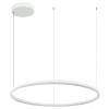 Minimalistyczna wisząca lampa 20265 LED 83W 3000K obręcz biała